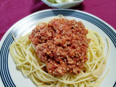 高野豆腐入り肉そぼろで♫簡単ミートソース